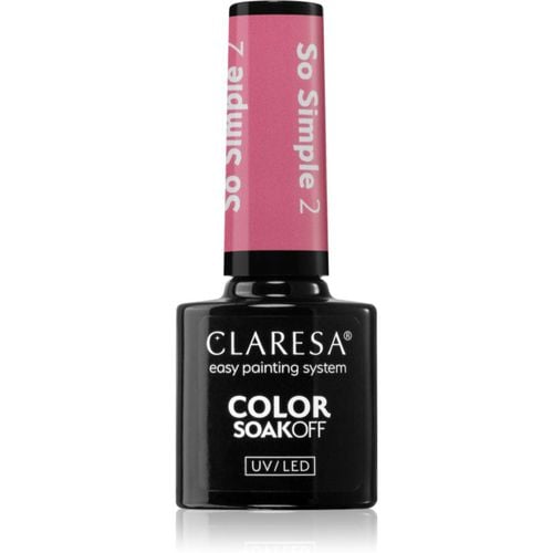 SoakOff UV/LED Color So Simple gel smalto colore 2 5 g - Claresa - Modalova