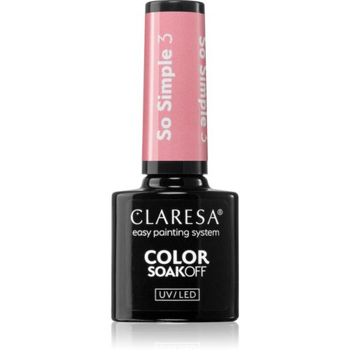 SoakOff UV/LED Color So Simple esmalte de uñas en gel tono SO SIMPLE 3 5 g - Claresa - Modalova