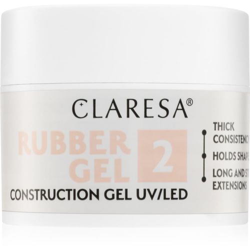 Rubber Gel Construction Gel UV/LED gel laca para extensiones de uñas tono 2 12 g - Claresa - Modalova