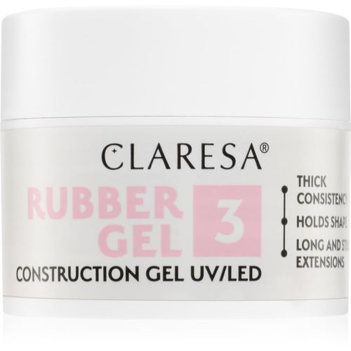 Rubber Gel Construction Gel UV/LED Gel-Lack für verlängerte Fingernägel Farbton 03 12 g - Claresa - Modalova