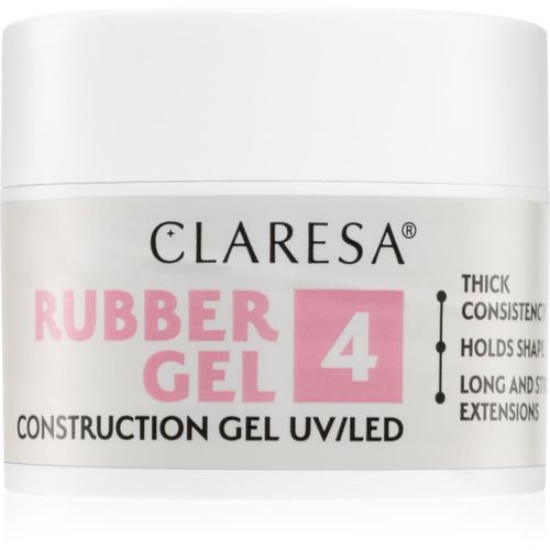 Rubber Gel Construction Gel UV/LED smalto gel per la ricostruzione delle unghie colore 04 12 g - Claresa - Modalova