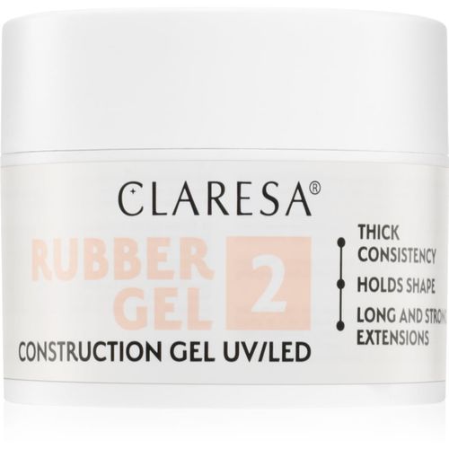 Rubber Gel Construction Gel UV/LED gel laca para extensiones de uñas tono 02 45 g - Claresa - Modalova