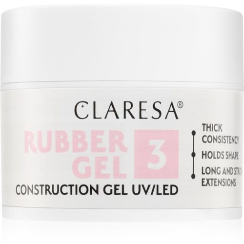 Rubber Gel Construction Gel UV/LED smalto gel per la ricostruzione delle unghie colore 03 45 g - Claresa - Modalova