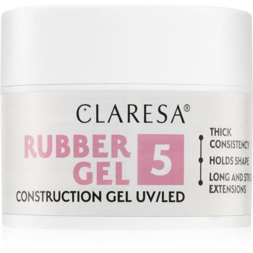 Rubber Gel Construction Gel UV/LED Gel-Lack für verlängerte Fingernägel Farbton 05 45 g - Claresa - Modalova