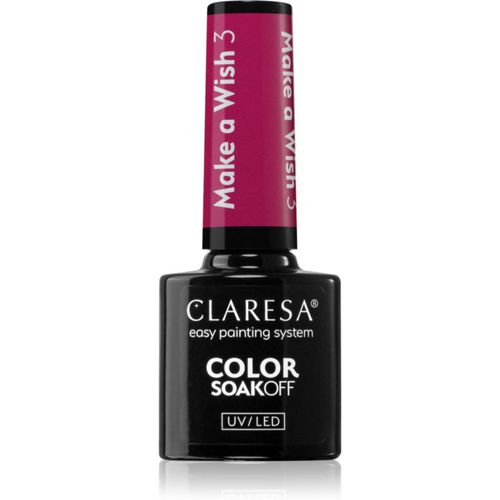 SoakOff UV/LED Color Make a Wish Gel-Nagellack Farbton 3 5 g - Claresa - Modalova