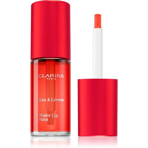 Water Lip Stain brillo de labios matificante con efecto humectante tono 02 Orange Water 7 ml - Clarins - Modalova