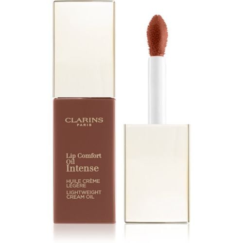 Lip Comfort Oil Intense brillo labial de aceite con efecto nutritivo tono 01 Intense Nude 6 ml - Clarins - Modalova