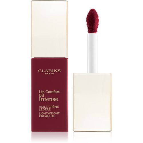 Lip Comfort Oil Intense brillo labial de aceite con efecto nutritivo tono 05 Intense Pink 6 ml - Clarins - Modalova