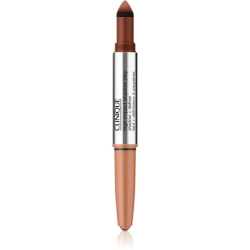 High Impact Shadow Play™ Shadow & Definer Lidschatten-Stift Duo Farbton Flame + Amber 1,9 g - Clinique - Modalova