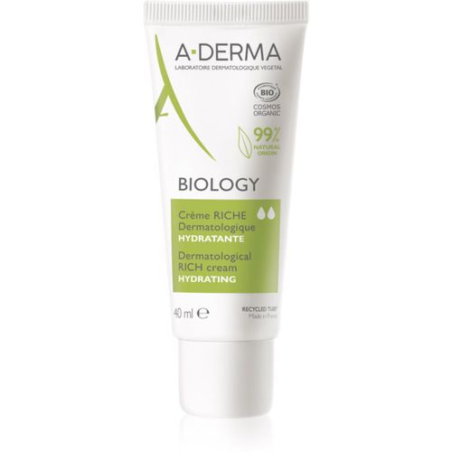 Biology crema nutriente idratante per pelli sensibili secche e molto secche 40 ml - A-Derma - Modalova