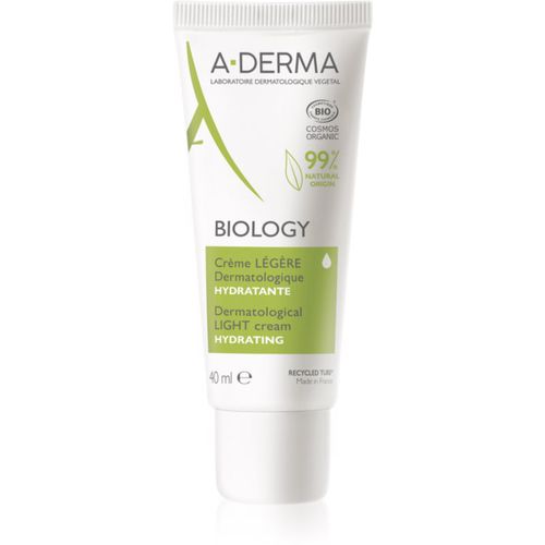 Biology crema hidratante ligera para pieles normales y mixtas 40 ml - A-Derma - Modalova