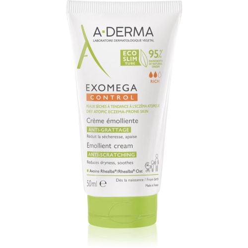 Exomega Control Emollient Cream crema corporal para pieles muy secas, sensibles y atópicas 50 ml - A-Derma - Modalova