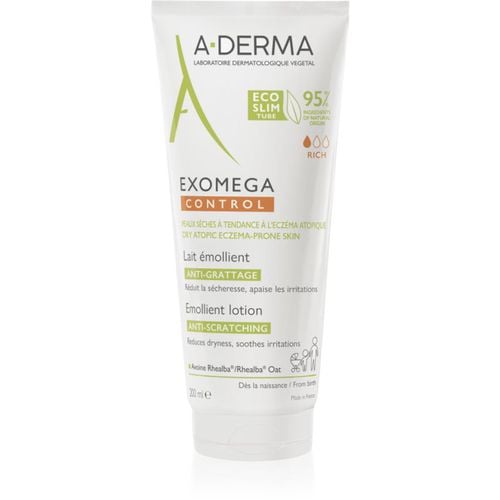 Exomega Control Emollient Lotion leche corporal anti-irritaciones y anti-picores 200 ml - A-Derma - Modalova