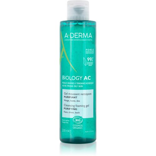 Biology gel detergente per pelli grasse e miste 200 ml - A-Derma - Modalova