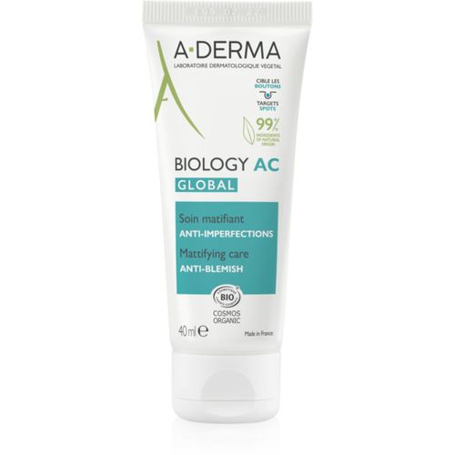 Biology AC cuidado matificante contra las imperfecciones de la piel 40 ml - A-Derma - Modalova