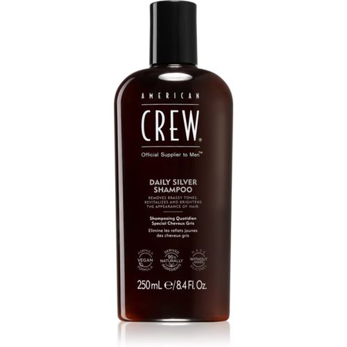 Daily Silver Shampoo shampoo per capelli bianchi e grigi 250 ml - American Crew - Modalova
