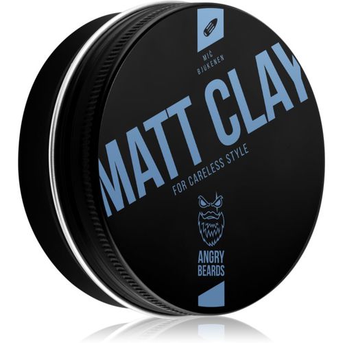 Mitch Buchannon Matt Clay arcilla moldeadora de acabado mate para el cabello 120 g - Angry Beards - Modalova