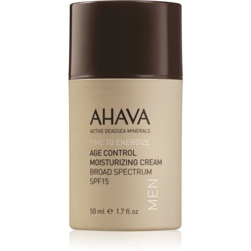 Time To Energize Men crema hidratante rejuvenecedora SPF 15 50 ml - Ahava - Modalova