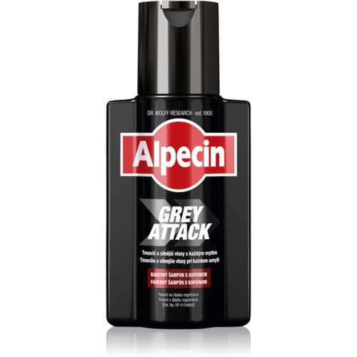 Grey Attack shampoo alla caffeina contro l’ingrigimento dei capelli per uomo 200 ml - Alpecin - Modalova