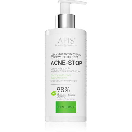 Acne-Stop Home TerApis beruhigendes Reinigungstonikum für fettige und problematische Haut 300 ml - Apis Natural Cosmetics - Modalova