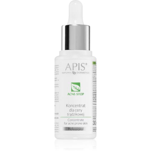 Acne-Stop Professional Konzentrat für fettige Haut mit Neigung zu Akne 30 ml - Apis Natural Cosmetics - Modalova