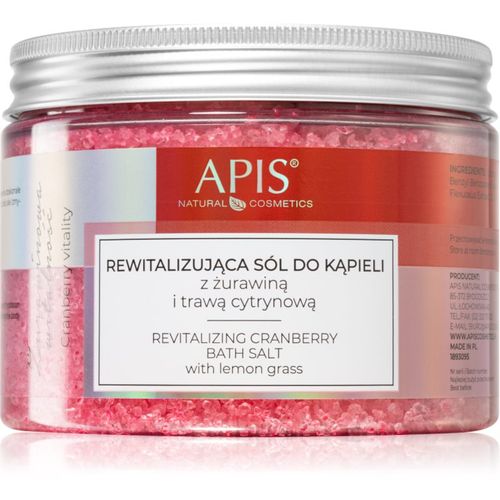 Cranberry Vitality entspannendes Badesalz mit Mineralien aus dem Toten Meer 650 g - Apis Natural Cosmetics - Modalova