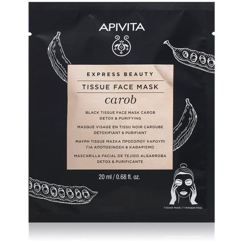 Express Beauty Carob maschera in tessuto con effetto disintossicante - Apivita - Modalova