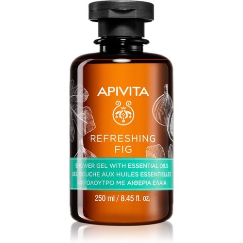 Refreshing Fig Shower Gel gel de ducha refrescante con aceites esenciales 250 ml - Apivita - Modalova