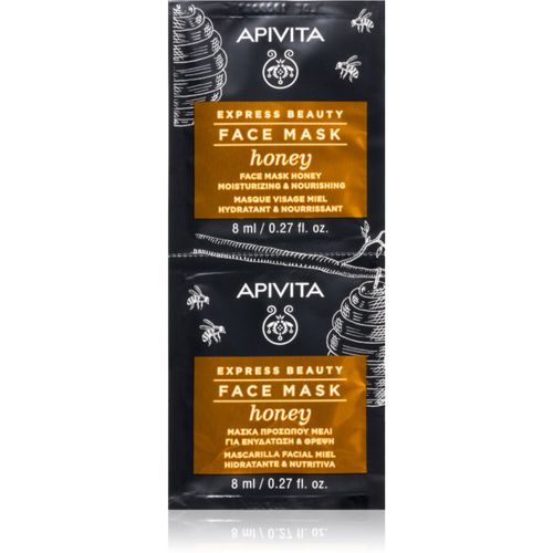 Express Beauty Nourishing Face Mask Honey mascarilla nutritiva e hidratante para el rostro 2x8 ml - Apivita - Modalova