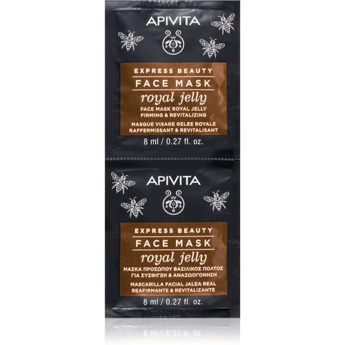 Express Beauty Anti-aging Face Mask Royal Jelly mascarilla facial revitalizante con efecto reafirmante 2 x 8 ml - Apivita - Modalova