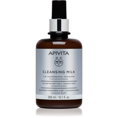 Cleansing Milk Face & Eyes Reinigungsmilch 3 in 1 für Gesicht und Augen 300 ml - Apivita - Modalova