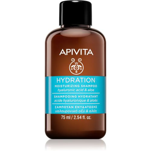 Hydratation Moisturizing Shampoo champú hidratante para todo tipo de cabello 75 ml - Apivita - Modalova