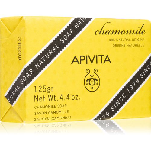 Natural Soap Chamomile feste Reinigungsseife 125 g - Apivita - Modalova