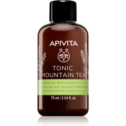 Tonic Mountain Tea Tonifying Shower Gel gel de ducha tonificante 75 ml - Apivita - Modalova