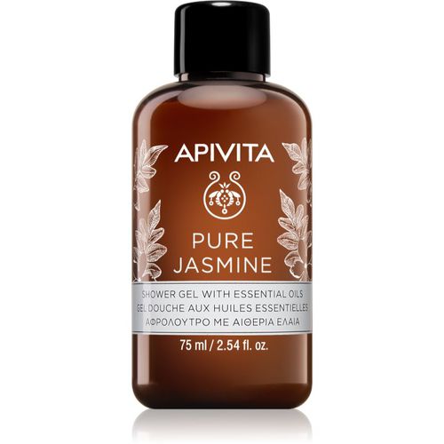 Pure Jasmine Shower Gel gel de ducha hidratante con aceites esenciales 75 ml - Apivita - Modalova