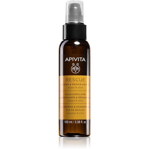 Holistic Hair Care Argan Oil & Olive aceite nutritivo e hidratante para cabello con aceite de argán 100 ml - Apivita - Modalova