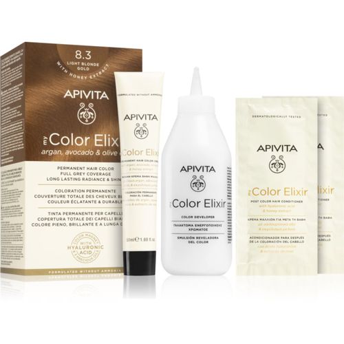 My Color Elixir Haarfarbe ohne Ammoniak Farbton 8.3 Light Blonde Gold - Apivita - Modalova