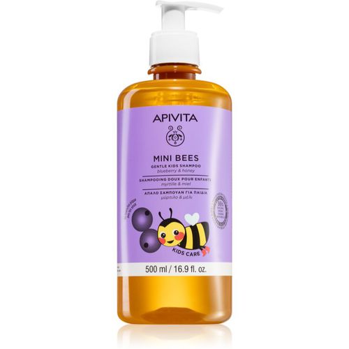 Mini Bees Gentle Kids Shampoo Blueberry & Honey champú para cabello fino para niños 500 ml - Apivita - Modalova