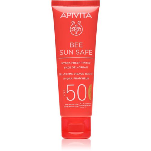 Bee Sun Safe Hydra Face Tinted SPF50 crema-gel colorata SPF 50 50 ml - Apivita - Modalova