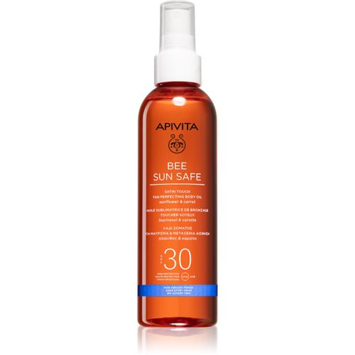 Bee Sun Safe Satin Touch Oil SPF30 aceite bronceador SPF 30 200 ml - Apivita - Modalova