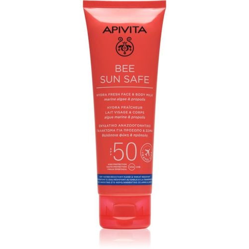 Bee Sun Safe Hydra Fresh Milk SPF50 latte abbronzante per viso e corpo SPF 50 100 ml - Apivita - Modalova