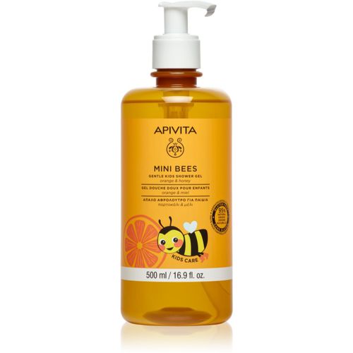 Mini Bees Gentle Kids Shower Gel Orange&Honey gel de ducha para cabello y cuerpo para niños 500 ml - Apivita - Modalova