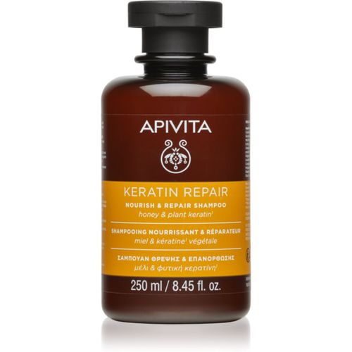 Keratin Repair Nourish Repair Shampoo champú limpiador 250 ml - Apivita - Modalova