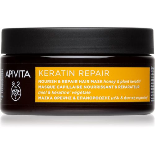 Keratin Repair Nourish Repair Hair Mask mascarilla revitalizante para cabello dañado con queratina 200 ml - Apivita - Modalova