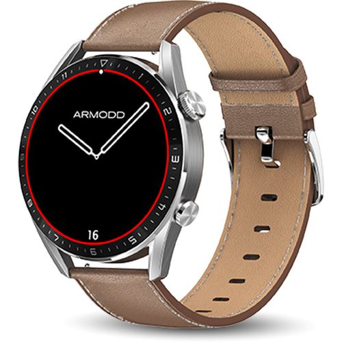 Silentwatch 5 Pro reloj inteligente color Silver/Leather 1 ud - ARMODD - Modalova