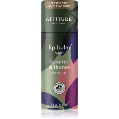 Leaves Bar Mint balsamo naturale per le labbra 8,5 g - Attitude - Modalova