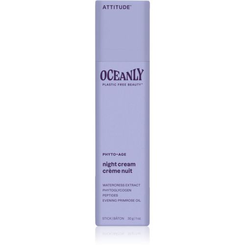 Oceanly Night Cream crema de noche antienvejecimiento de acción completa con péptidos 30 g - Attitude - Modalova