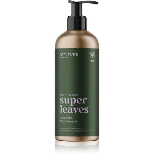 Super Leaves Essentials Naturseife für die Hände Peppermint & Sweet Orange 473 ml - Attitude - Modalova