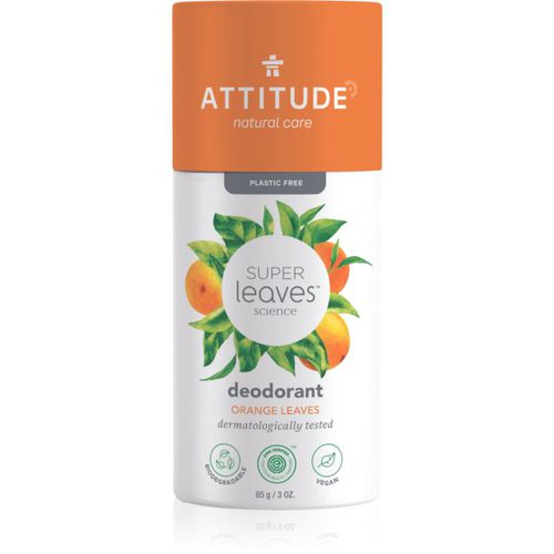 Super Leaves Deodorant deodorante solido senza sali di alluminio Orange Leaves 85 g - Attitude - Modalova