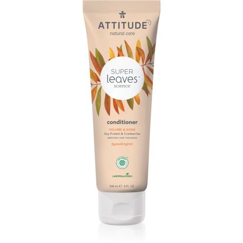 Super Leaves Volume & Shine acondicionador natural con efecto desintoxicante 240 ml - Attitude - Modalova